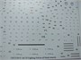 UR72189  декали  F-16C/D Fighting Falcon stencils all black version  (1:72) 2000002141334