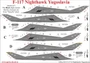 UR72192  декали  F-117 Nighthawk Over Jugoslavia with stecils  (1:72) 2000002141365