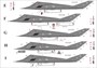UR72194  декали  F-117A Nighthawk "Desert Storm Pt.2 with stencils  (1:72) 2000002141389