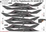 UR72199  декали  F-117A Nighthawk "In Service"  (1:72) 2000002141433