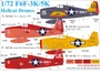 UR72205  декали  F6F-3K/5K Hellcat Drones   (1:72) 2000002141471