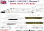 UR72217  декали  F-4K/M British Phantom-II (FG.1/FGR.2) stencils  (1:72) 2000002141563