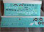 UR72228  декали  P-51B/C Mustang Blue Nose with stencils  (1:72) 2000002141662