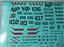 UR72232  декали  F-8E Crusader VF-211 Checkmates Pt.2 with stencils  (1:72) 2000002141709