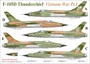 UR72251  декали  F-105D Thunderchief Vietnam War  Pt,1 with stencils  (1:72) 2000002141853