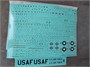 UR72252  декали  F-105D/G Thunderchief  stencils  (1:72) 2000002141860