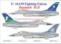 UR72254  декали  F-16AM Fighting Falcon Danmark Pt.II  (1:72) 2000002141884