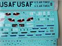UR72259  декали  F-105G Wild Weasel Vietnam War Pt.1  (1:72) 2000002141938