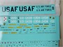 UR72262  декали  F-105G Wild Weasel Vietnam War Pt.2  (1:72) 2000002141969