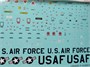 UR72281  декали  F-5E/F Tiger-2 Hi-Viz stencils  (1:72) 2000002194552