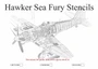 UR72288  декали  Hawker Sea Fury stencils  (1:72) 2000002173052