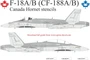 UR72297  декали  CF-18A/B Hornet Canada stencils  (1:72) 2000002180326