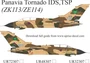 UR72307  декали  Tornado IDS RAF T.S.P with Saudi CAMO with stencils  (1:72) 2000002197959
