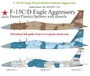 UR72332  декали  F-15C Eagle Aggressors Desert/Flanker/Splinter with stencils  (1:72) 2000002221265