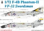 UR725  декали  F-4B Phantom-II VF-32, no stencils  (1:72) 2000002142027