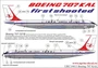URC14413  декали  Boeing 707 KAL First Shooted   (1:144) 2000002150381