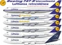URC14437  декали  Boeing 747-8i Lufthansa  (1:144) 2000002185680