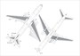 URS14411  декали  Boeing 767-300 stencils  (1:144) 2000002142096