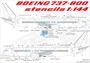 URS1442  декали  Boeing 737-800 Sunexpress (TC-SOH) for Zvezda kit   (1:144) 2000002150558