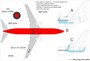 URS1449  декали  Boeing 737-800 Pacific Blue Old (for Zvezda, with stencils and masks  (1:144) 2000002149255