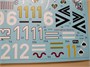 URS3515L  декали  Bf.109G-5/6/6 Trop without stencils for Border kit  (1:35) 2000002142119