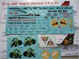 URS4821  декали  F/A-18E Super Hornet VFA-31 CAG 1/48 scale  (1:48) 2000002142201