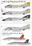 URS485  декали  F-4J Phantom-II VF-33, no stencils& insignia  (1:48) 2000002194491