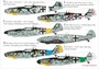 URS7215L  декали  Bf.109G-5/6/6 Trop with stencils  (1:72) 2000002142225
