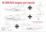 URS7225L  декали  Bf.109F/G/K insignia & stencils kit  (1:72) 2000002142249
