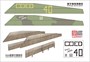 LM-35031  дополнения из дерева  M4 Sherman wooden armour Type B U.S. Army Pacific war  (1:35) 2000002153931