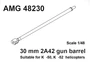 AMG 48230  дополнения из металла  Ствол вертолетной пушки 2А42  (1:48) 2000002126966