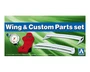 05973  дополнения из пластика  The Tuned Parts Wing & Custom Parts Set  (1:24) 4905083059739
