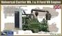 16GM0017  дополнения из пластика  Universal Carrier Mk. I & II Ford V8 Engine  (1:16) 4892667160175
