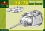 35034  дополнение из пластика  Литая башня Танк-34/76  (1:35) 2000000043869