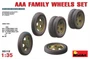 35112  дополнения из пластика  AAA FAMILY WHEELS SET  (1:35) 4820041101933