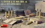 35381  дополнения из пластика  7.5 CM PZGR. & GR. PATR. KW.K. 40 SHELLS WITH AMMO BOXES  (1:35) 4820183314093