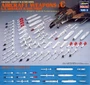 36003  дополнения из пластика  Aircraft Weapons: C. U.S Missiles & Gun Pods  (1:48) 4967834361034