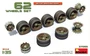 37060  дополнения из пластика  Танк-62 WHEELS SET  (1:35) 4820183311566