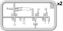 37073  дополнения из пластика  TRANSMISSION SET FOR Танк-55/55A  (1:35) 4820183314017