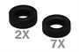 3909  дополнения к моделям  European Tractor Tyres & Rims  (1:24) 8001283039093
