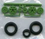 4809  дополнения из пластика  Rubber Wheels. M&G-21  (1:48) 2000000161709