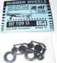 4813  дополнения из пластика  Rubber Wheels. Bf109G. Version A  (1:48) 2000000128900