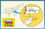 7235  дополнения из пластика  Подставка для самолета 4600327072351