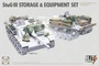 8018  дополнения из пластика  StuG III Storage And Equipment Set  (1:35) 4897051423072
