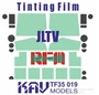 KAV TF35 019  дополнения из пластика  Тонировочная пленка на LJTV (RFM) (Panda)  (1:35) 2000002135395