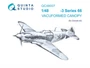 QC48007  дополнения из пластика  Набор остекления для модели L@GG-3 66 серии (Звезда)  (1:48) 2000002183891