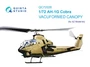 QC72028  дополнения из пластика  Набор остекления для модели AH-1G Cobra (AZ Model)  (1:72) 2000002138754