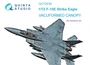QC72039  дополнения из пластика  Набор остекления для модели F-15E (Academy) (1:72) 2000002116240