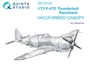 QC72122  дополнения из пластика  Набор остекления P-47D Thunderbolt Razorback (Tamiya)  (1:72) 2000002153528