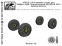A35013  дополнения из смолы  Комплект колес для Тайфун-ВДВ (Под нагрузкой, MICHELIN ZXL+)  (1:35) 2000002184584
